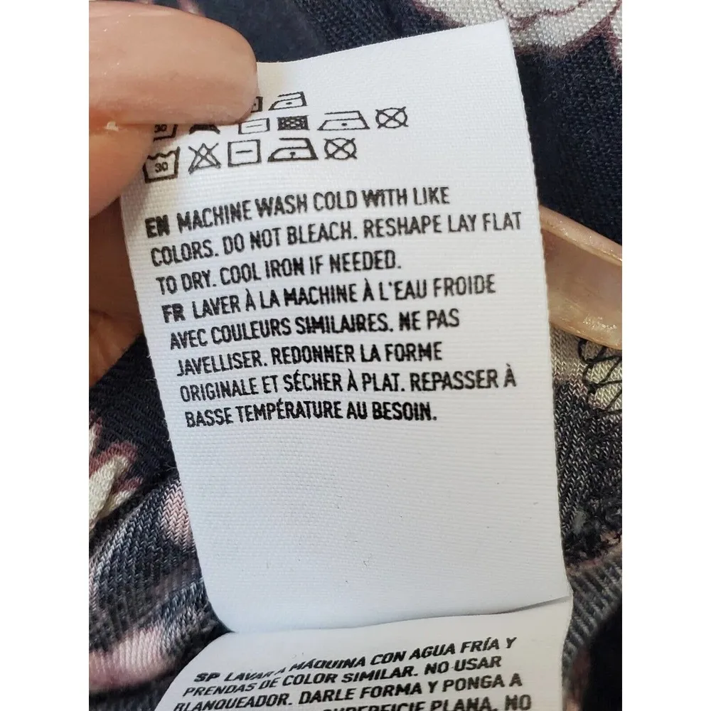 American Eagle Outfitters Women's Blue V-Neck Long Sleeve Knee Length Dress XS - Image 12