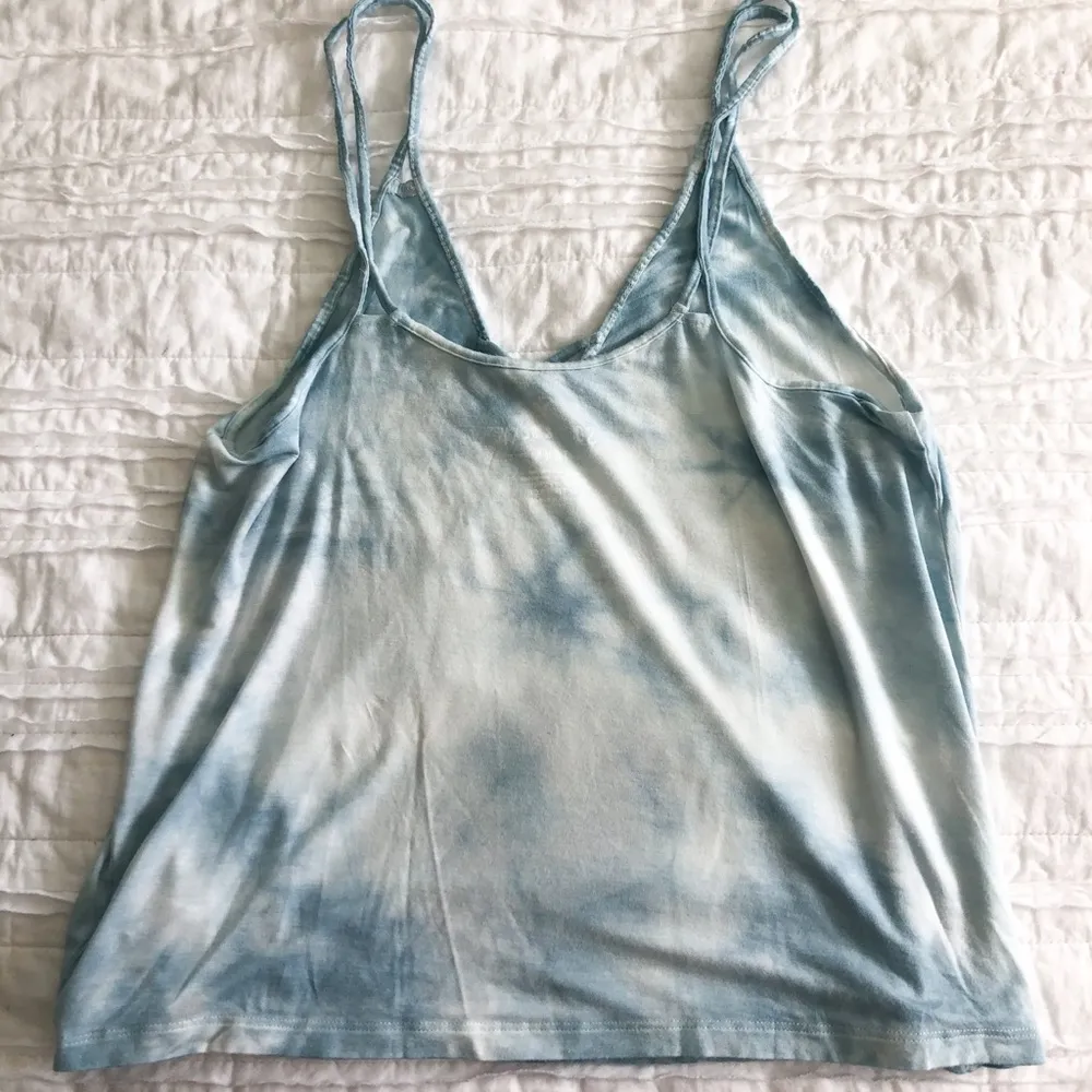 American Eagle Soft & Sexy Blue Tie-Dye Tank - Image 2