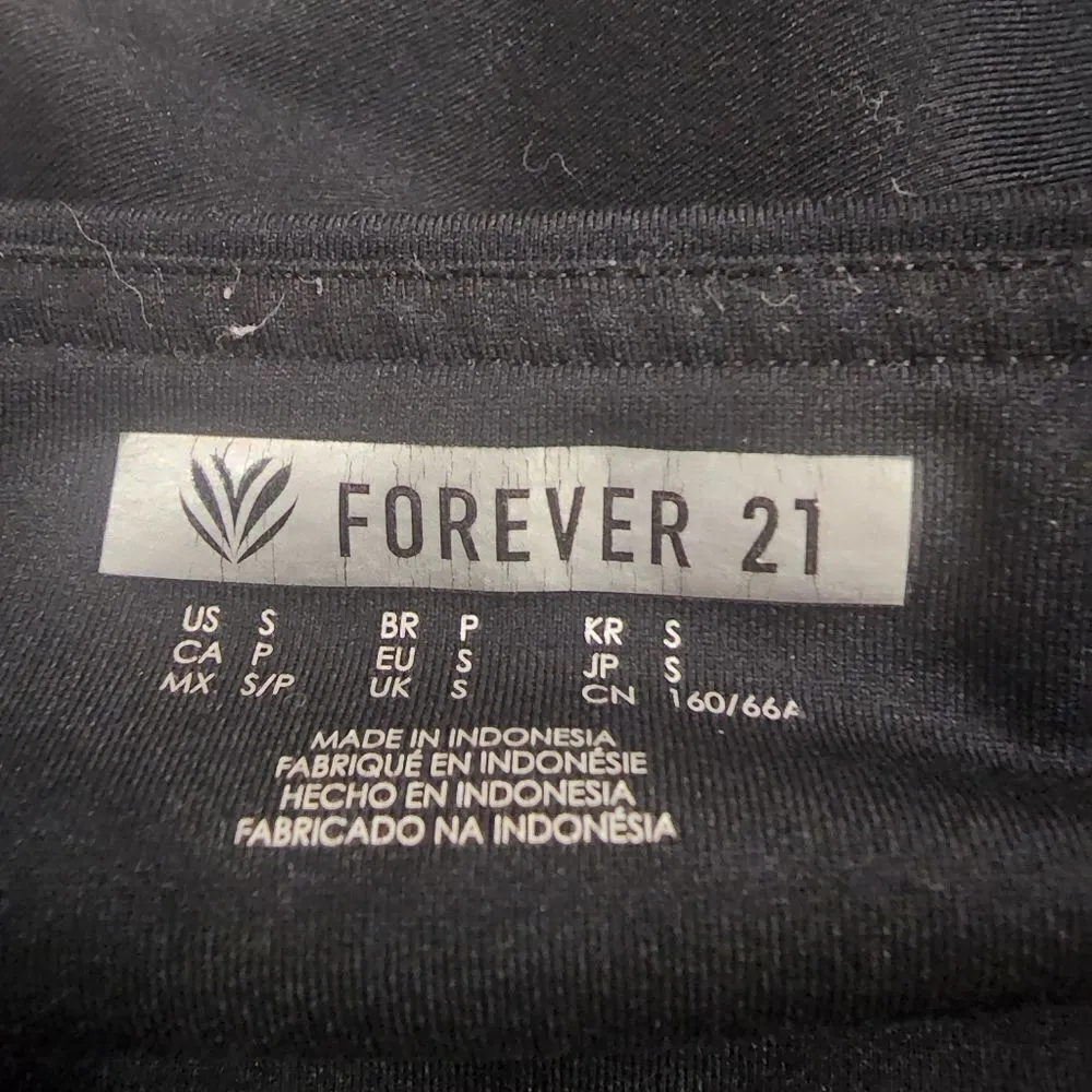 Forever 21 Black Moto Mesh Leggings (S) - Image 5