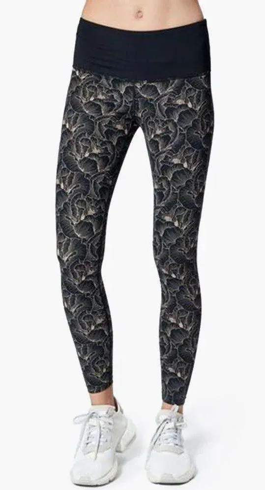 Varley Estrella Legging in Gold Floral - Image 2