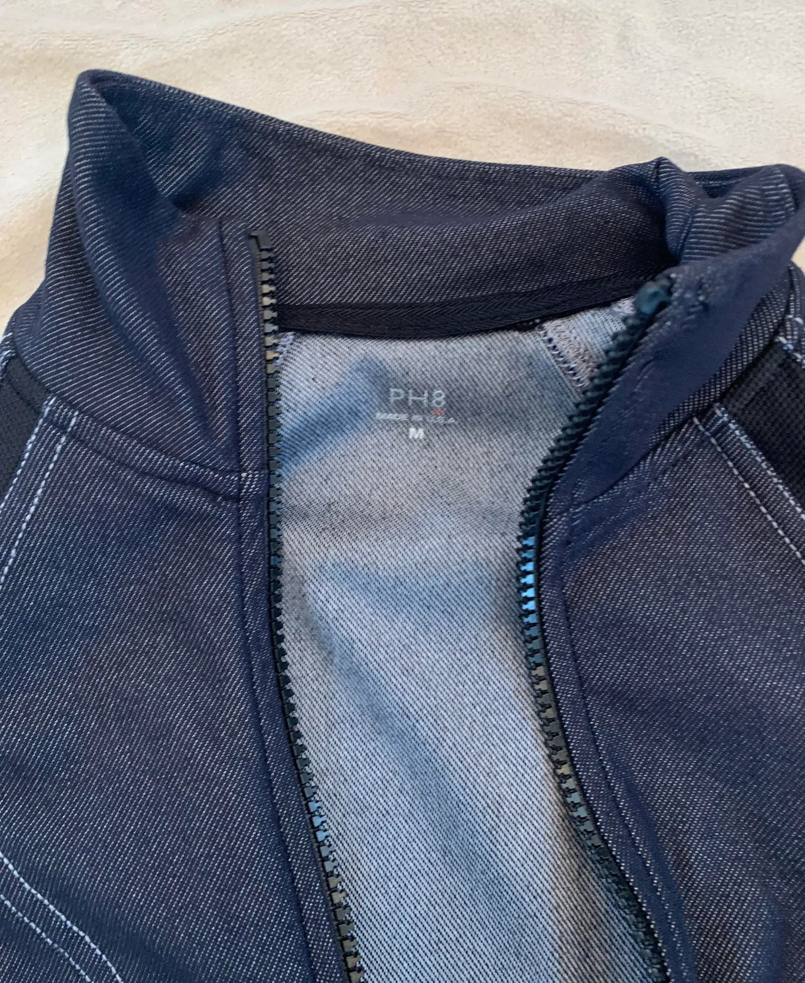 PH8 Active Workout Zipper Jacket Gray Size M - Image 4