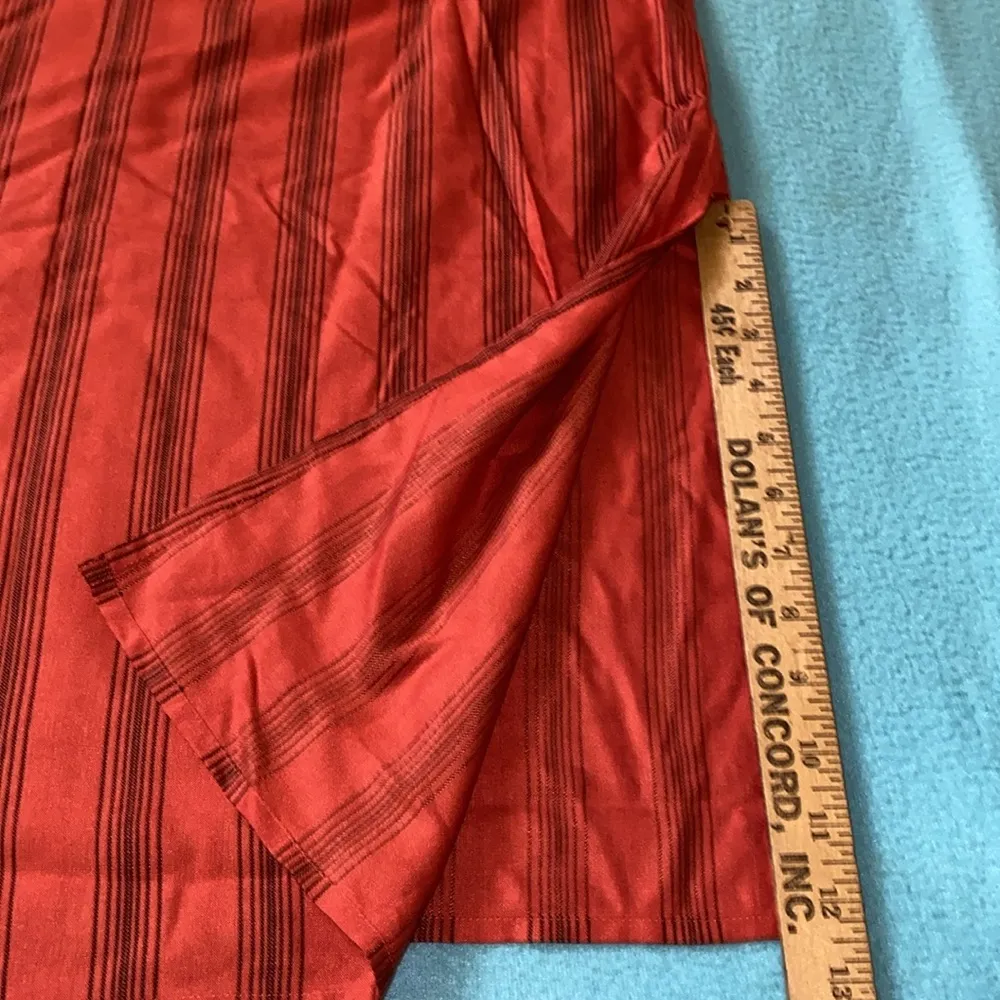 FABINDIA silk viscose long sleeve striped shirt dress Kurti pockets size 6 or M Size M - Image 14