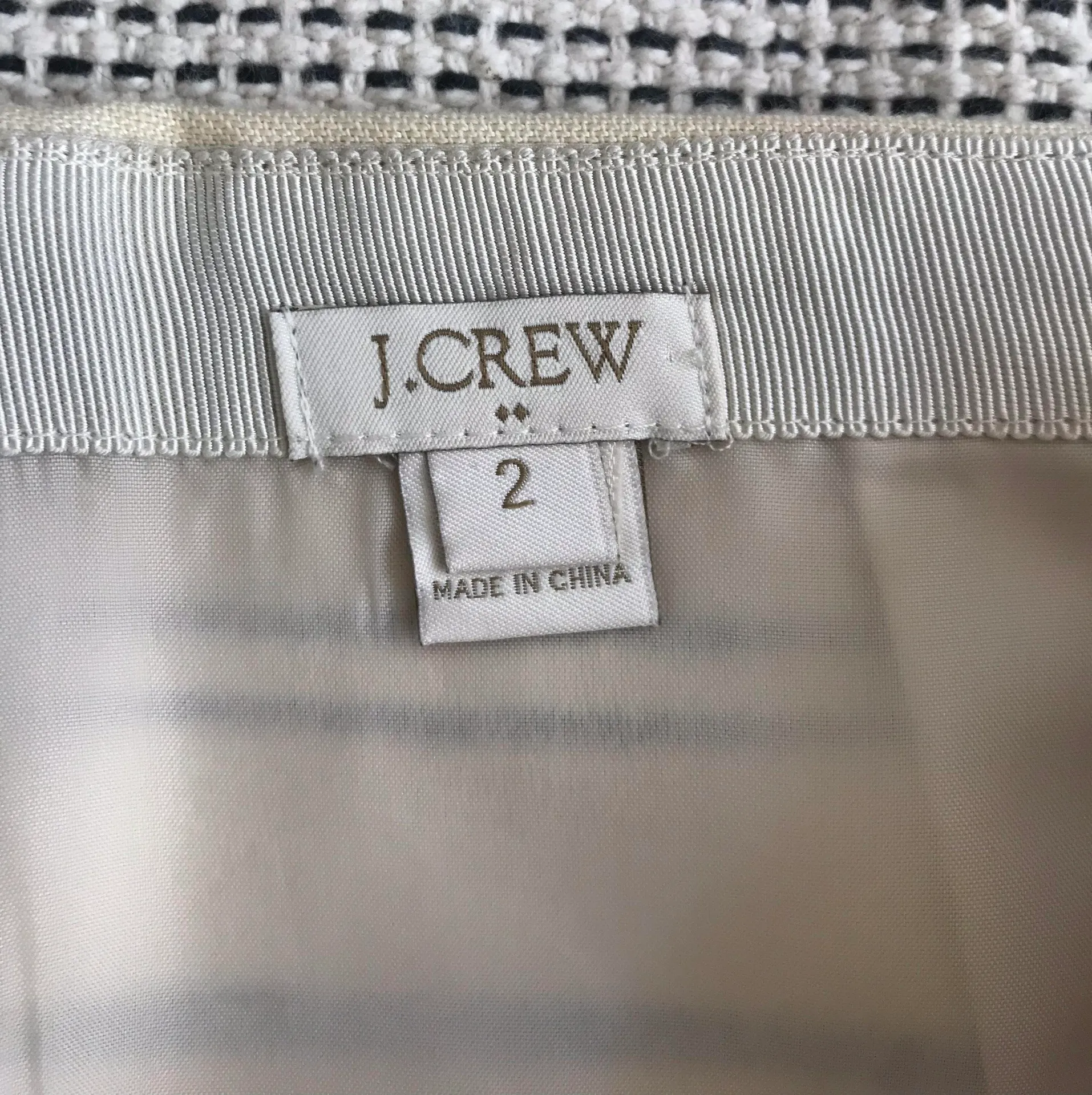 Gold And Navy Striped holiday Skirt2 - Image 4