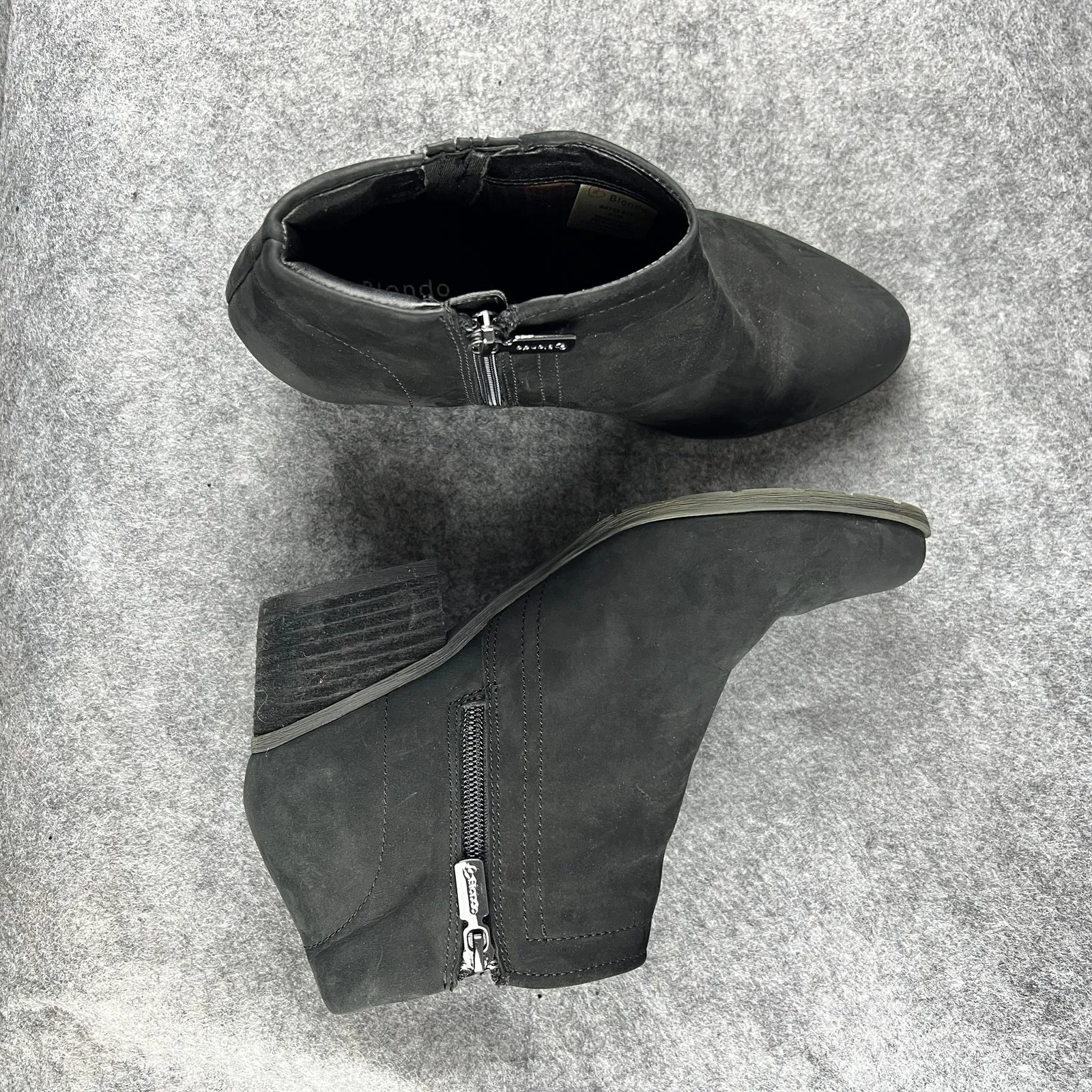 Blondo Valli 2.0 Waterproof Ankle Bootie Side Zip Black Boho‎ 9.5 - Image 6