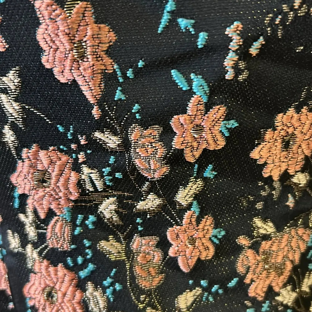 Superdown Black Embroidered Macey Mini Dress. Size Medium. - Image 5