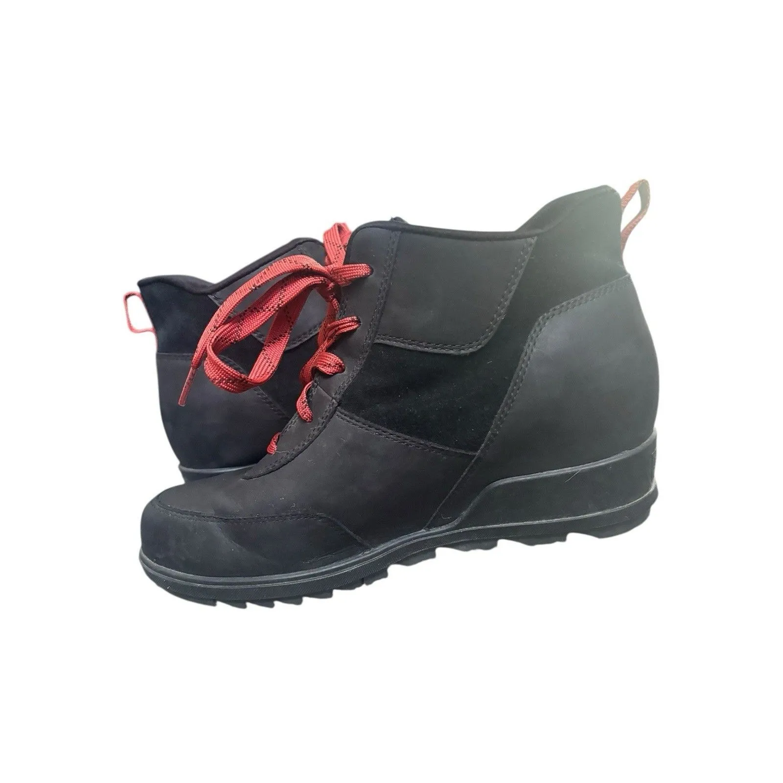 Sorel Women's Evie Sport Black Lace Bootie Waterproof  Fall Winter Boots Size 9 - Image 7