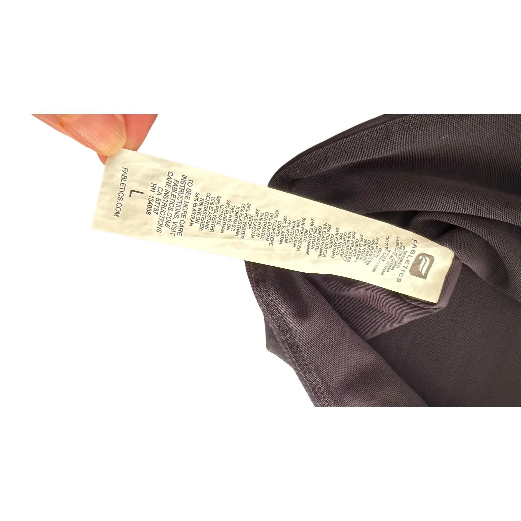 Fabletics Irene Peplum Tank size L - Image 6