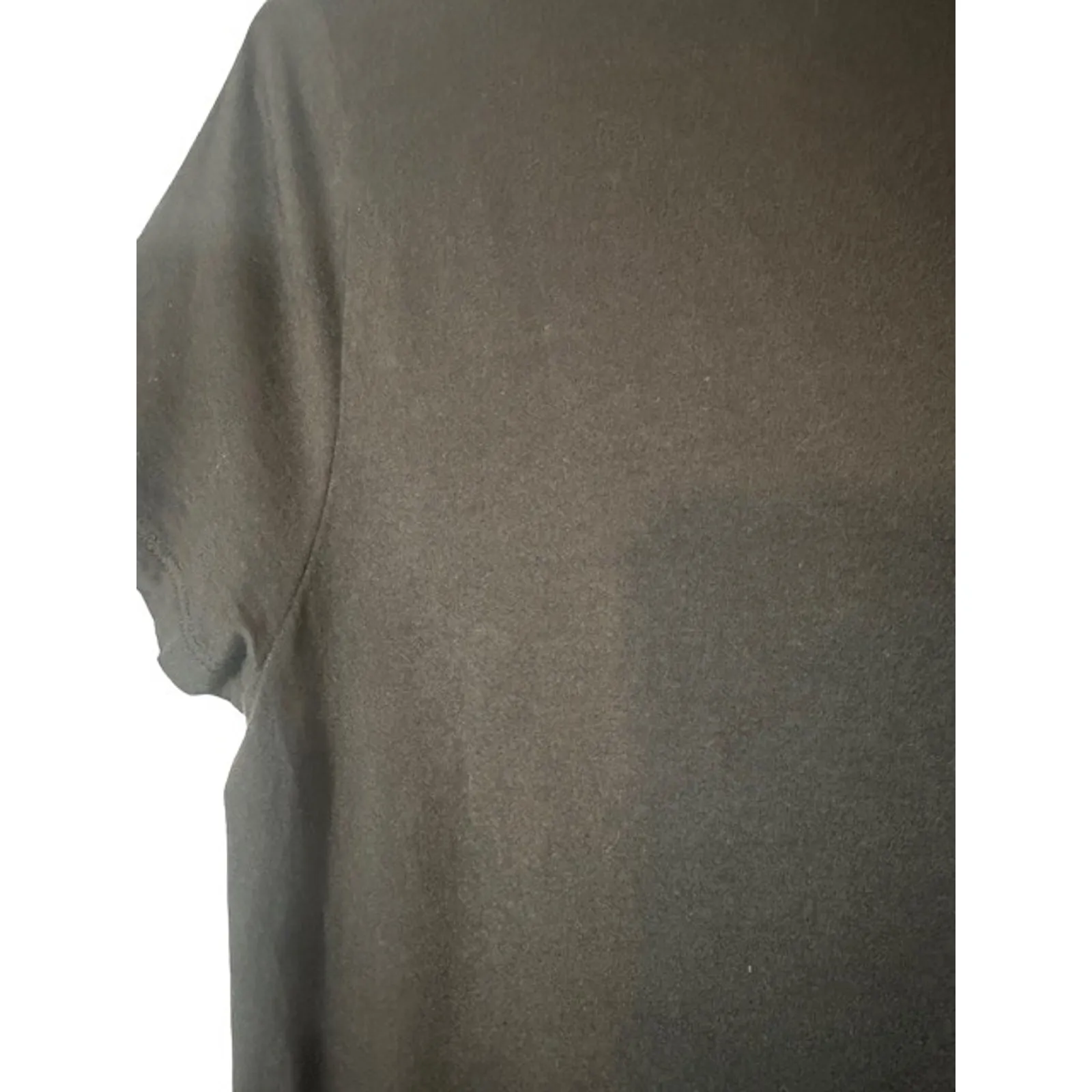 J.Crew Black Lightweight Cotton Tee Dress Short Sleeve Casual Women Size Medium - Image 6