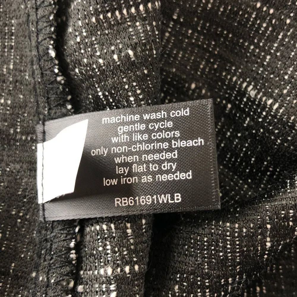 Lane Bryant Tweed Boucle Raw Trim Short Sleeve Fit & Flare Dress 10/12 Large - Image 11