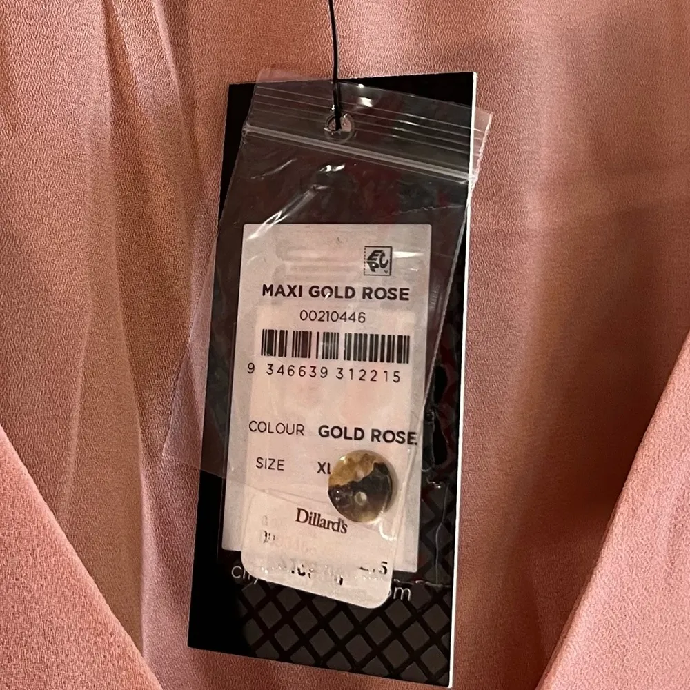 City Chic Dress Rose Floral Print V-Neck Long Sleeve A-Line Maxi Dress Sz 22 NWT - Image 13