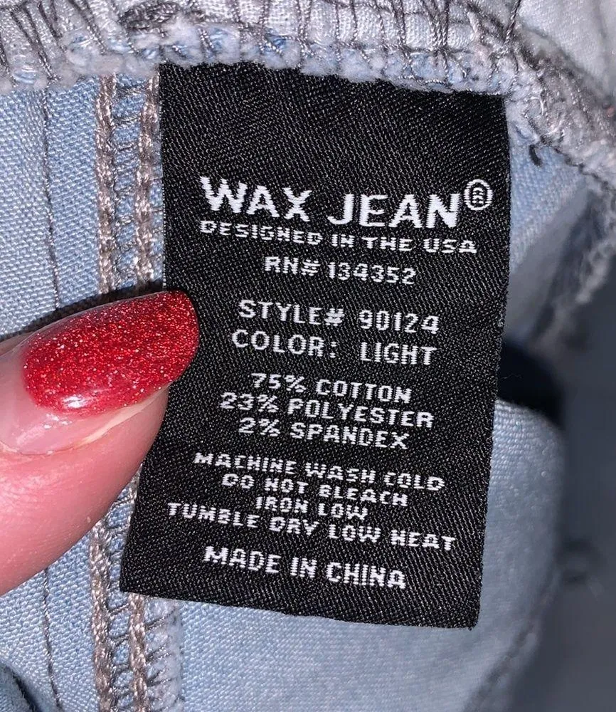 Wax Jean Butt I Love You stretchy summer denim shorts - Image 7