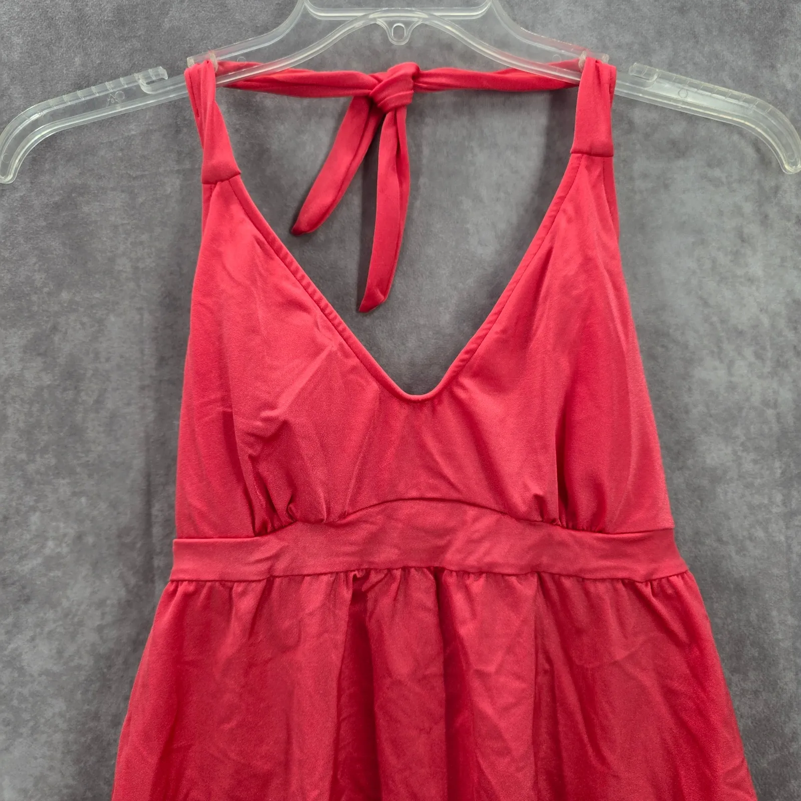 Venus Pink Halter Padded‎ Swimwear Swimsuit Tankini Tank Top Medium M 10 - Image 3