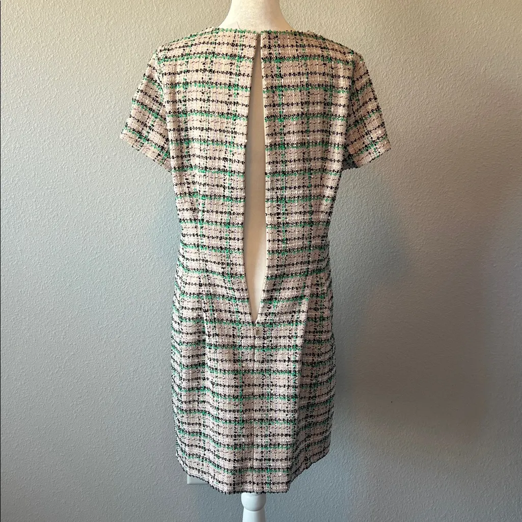 Ann Taylor Multicolor Tweed Pleated Skirt Dress Size 8 NWT - Image 6