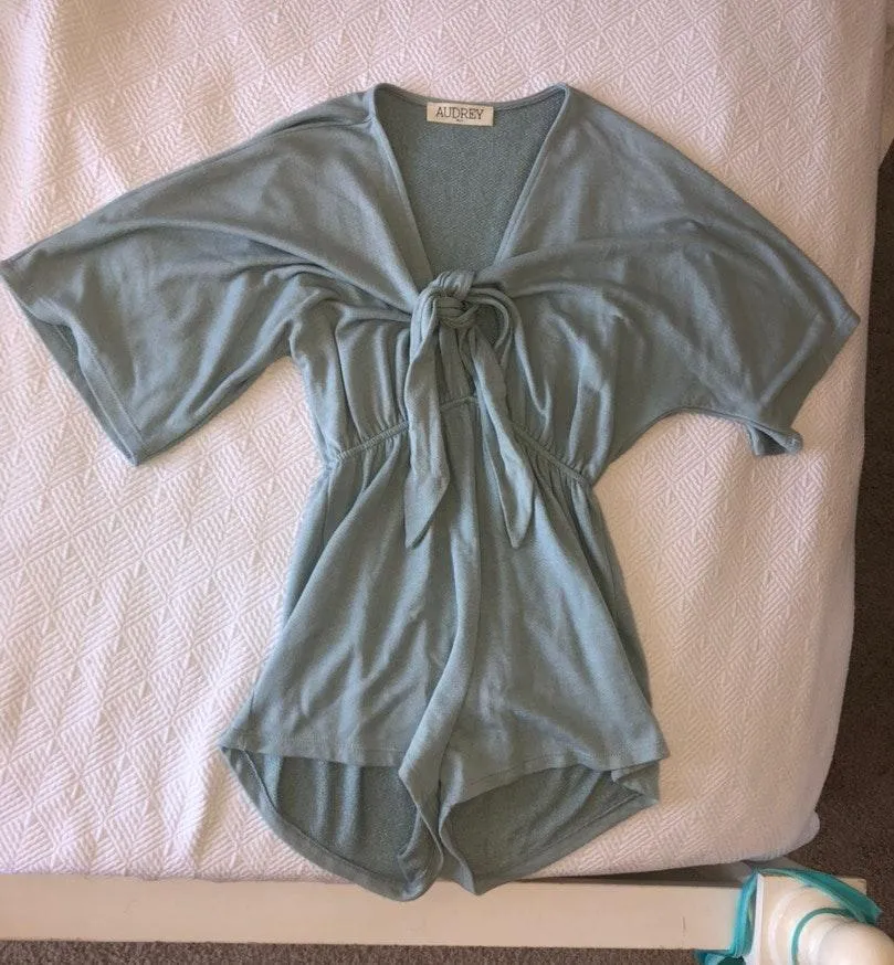 Audrey 3+1 Blue Romper - Image 4