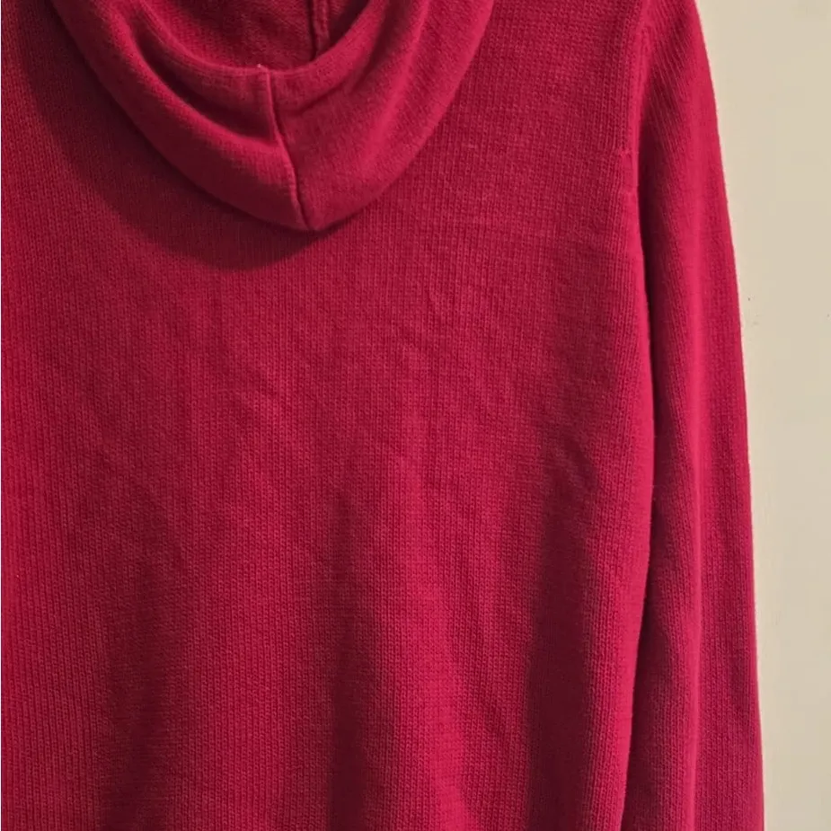 Izod Women's Red Hooded Sweater - Image 8