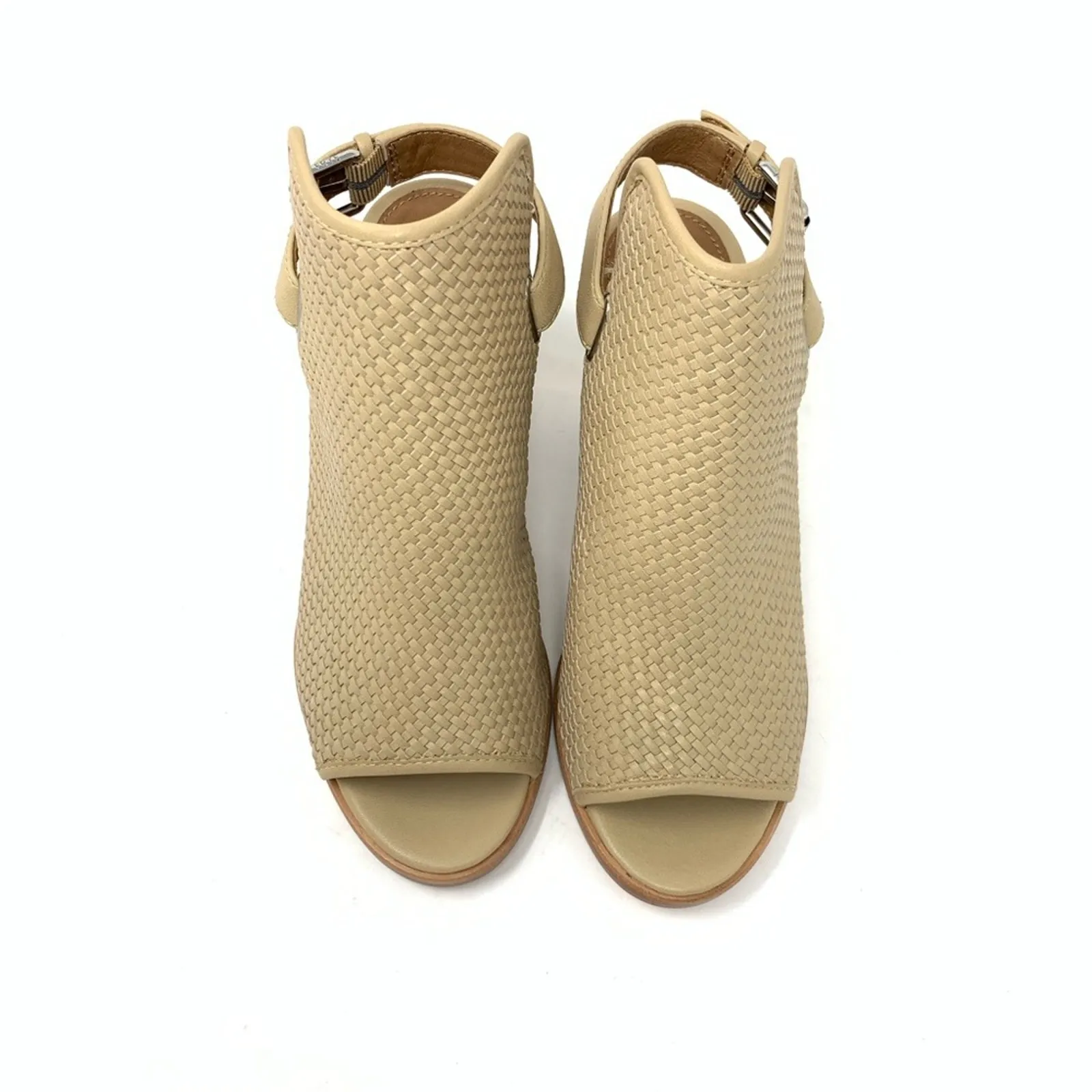 Frye Dani Woven Shield Cream Bootie Sandals 7.5 - Image 2