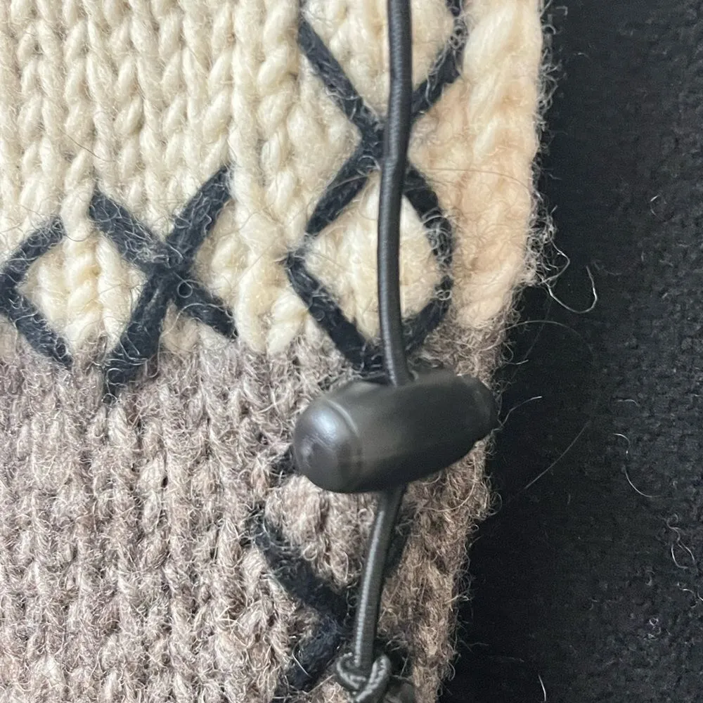 THC Natural Line Wool Zip Up Hooded Jacket M - Image 4