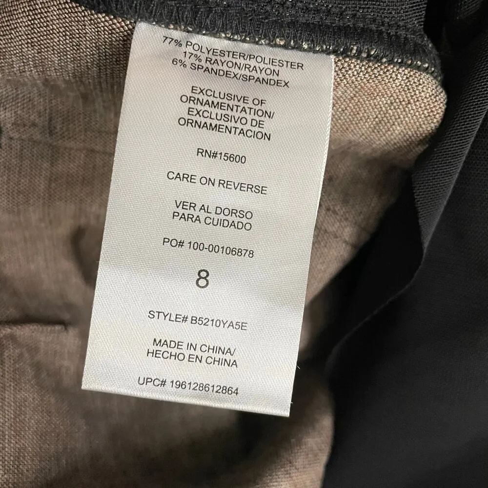 Democracy Ab-Solution Madeleine Houndstooth Ponte Knit Utility Short Skirt 8 new - Image 11