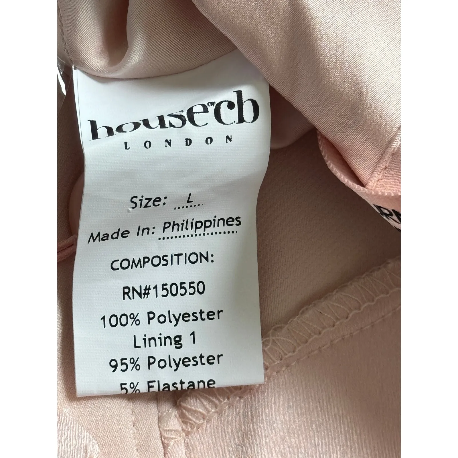 House of CB Charmaine Maxi‎ Dress Blush Pink Size Large NWT - Image 10