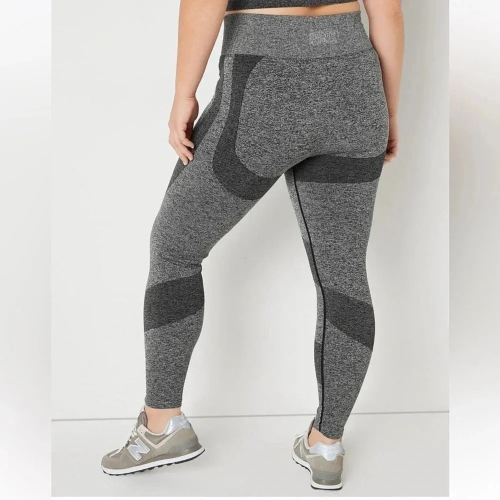 Vs Pink Seamless High Waist Full Length Workout Tight - Image 2