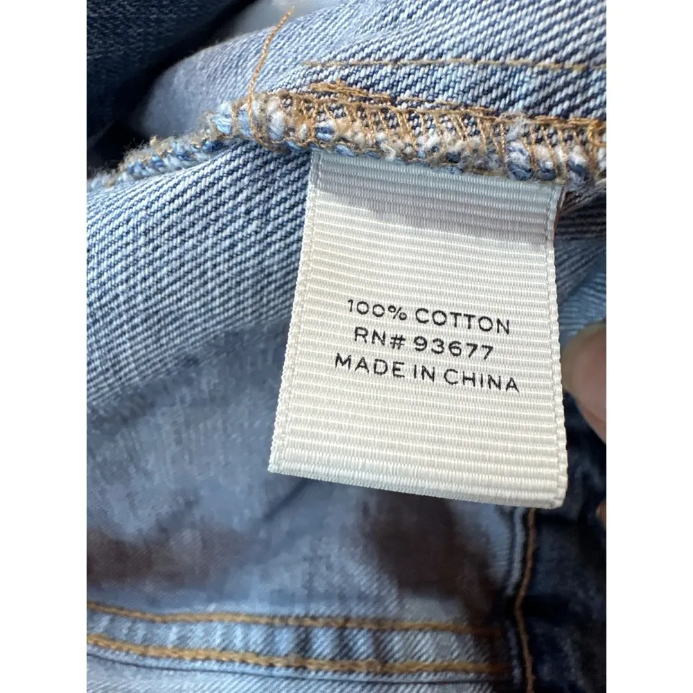 Stylus Denim Jacket Classic Jean Jacket Casual Everyday Style Small Blue - Image 4