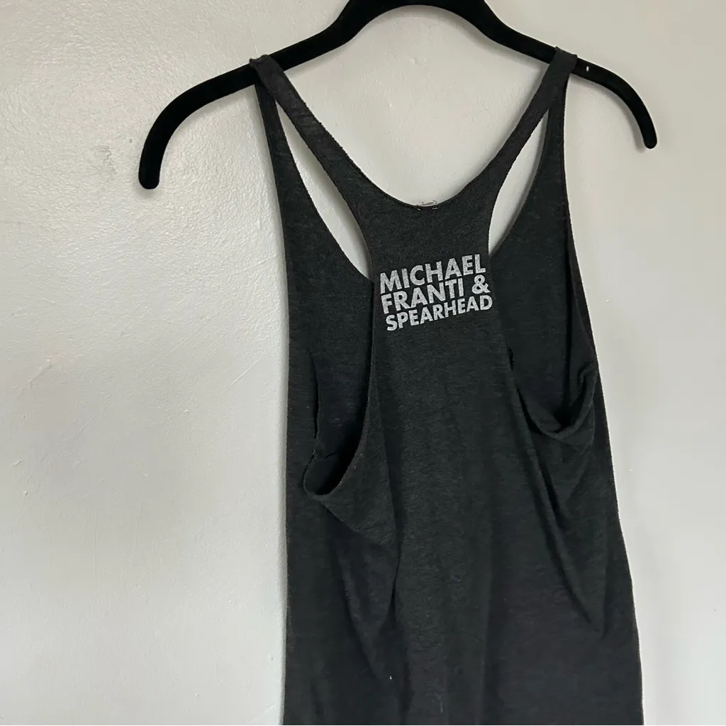 Michael Franti & Spearhead Black Graphic Tank Top Size M - Image 5