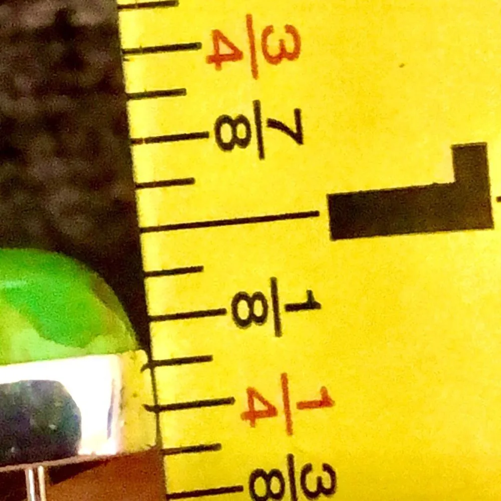 JAY KING DTR Green Turquoise Cabochon Sterling Silver Rectangular Earrings 925 - Image 7