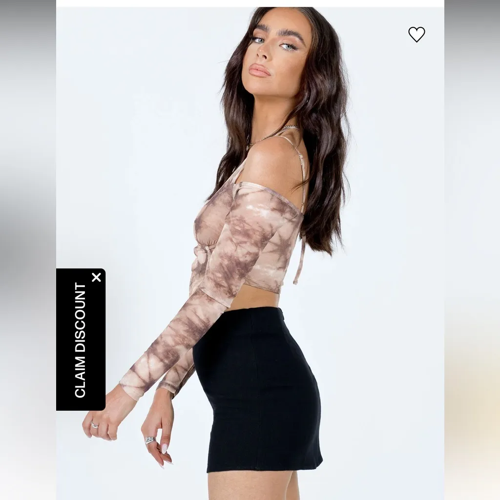 Princess Polly black mini skirt - Image 7