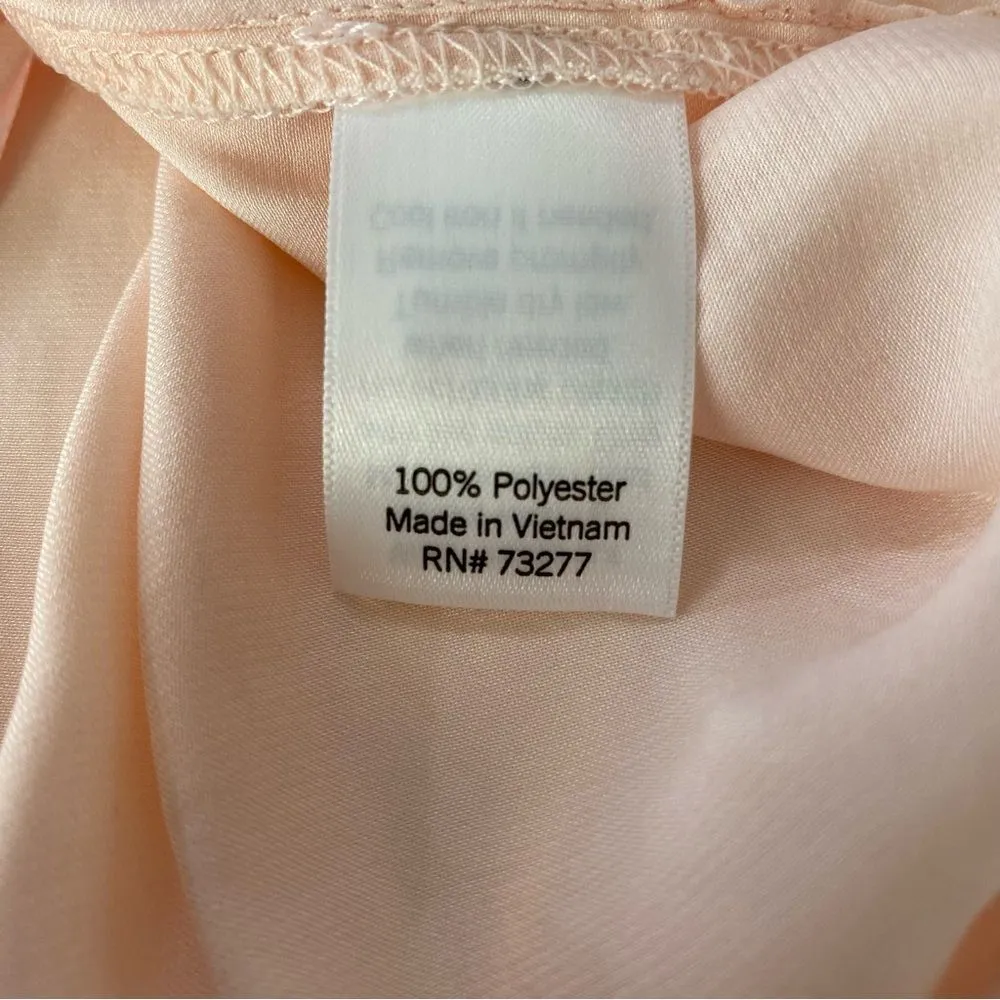 Lauren Conrad Pink Ruffle Trim Sleeveless Top Size L Girlcore Romantic Softgirl - Image 9