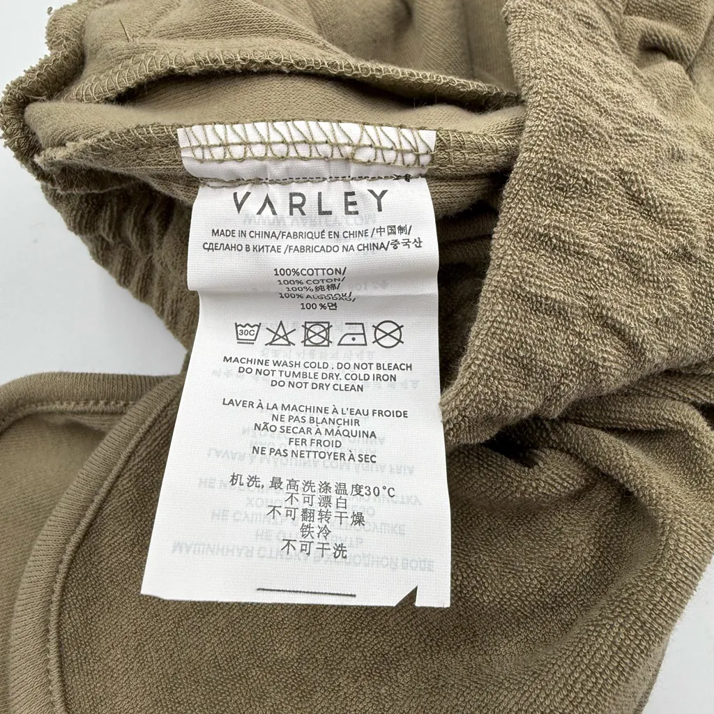 Varley Marwood Terry Shorts Athletic Varsity Athleisure Loungewear - Image 8