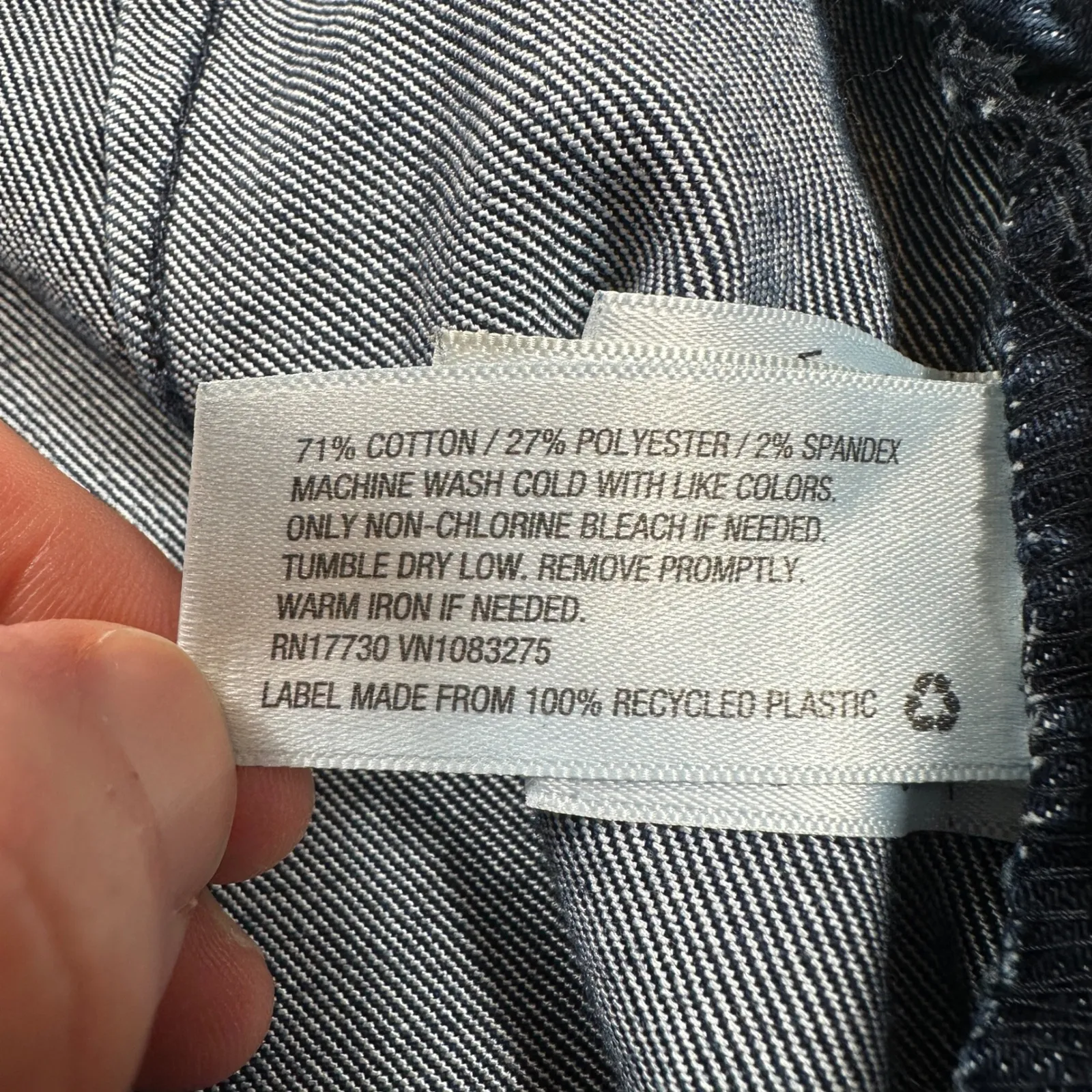 A New Day Womens Jeans 10 Skinny Leg Dark Wash Stretch Zip Fly Stretch Ankle Zip - Image 9