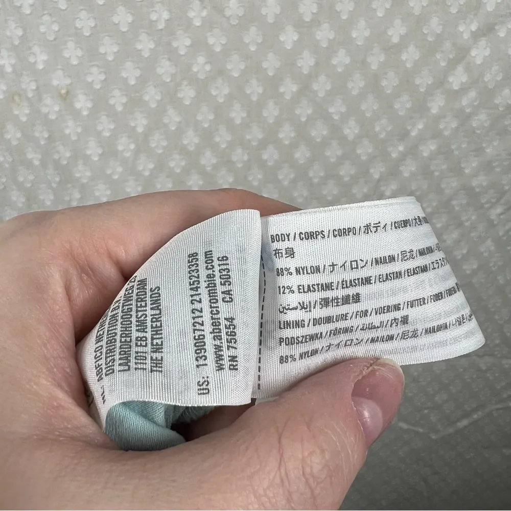 Abercrombie & Fitch Light Blue‎ Soft Sleeveless Bodysuit - Image 3