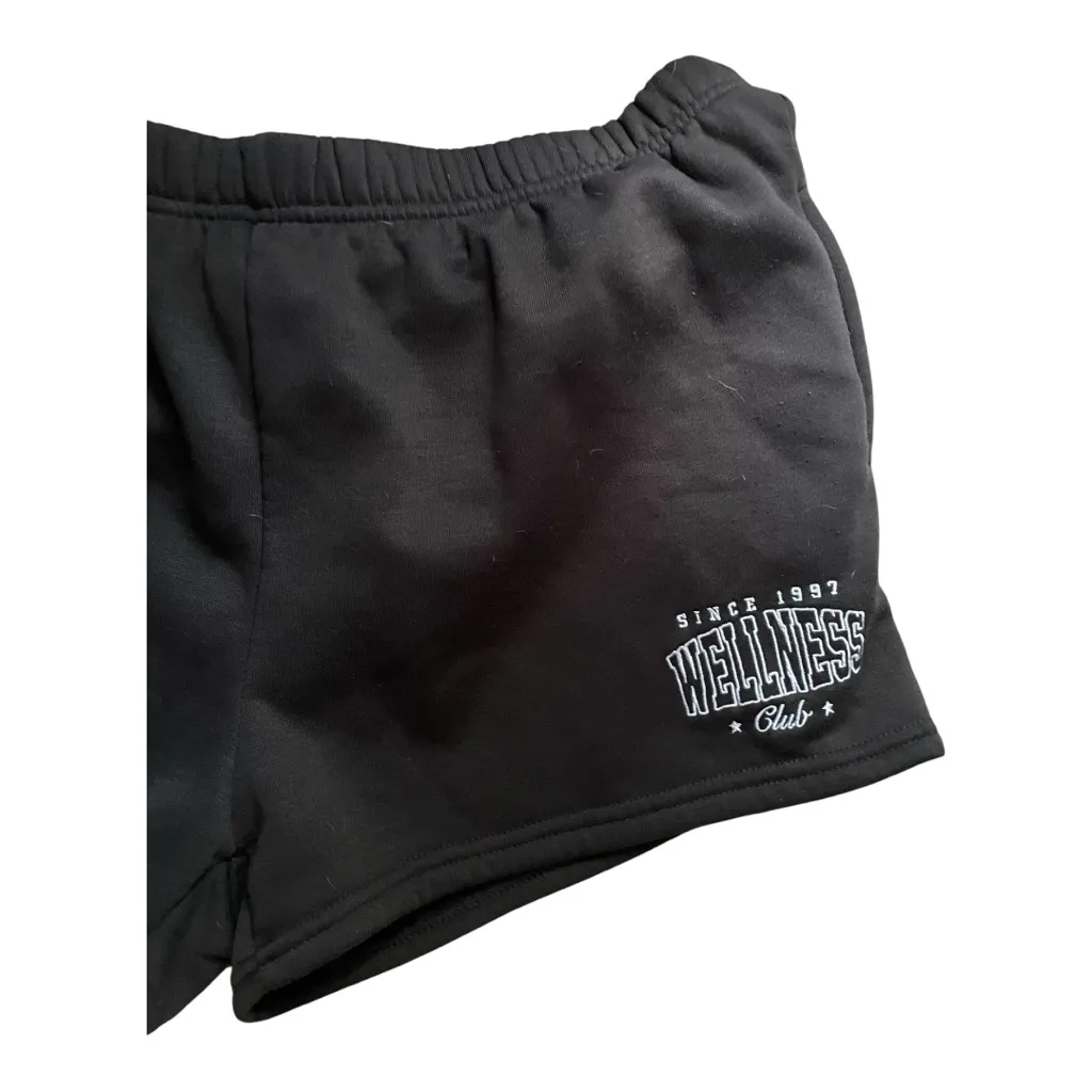 NWOT Women Charlotte Russe Black Athletic Shorts with Elastic Waist And Pockets - Image 3