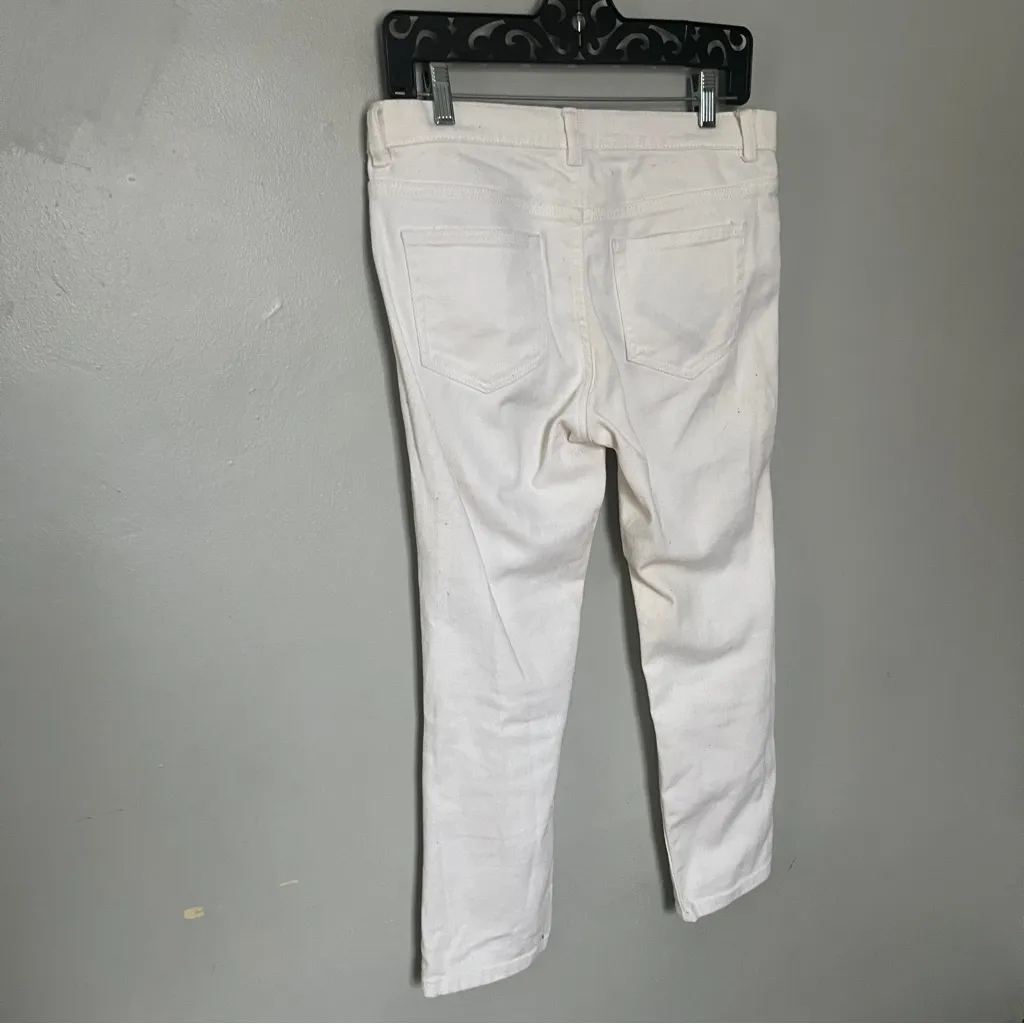 Joe Fresh Women's Straight Leg White Jeans - Image 6