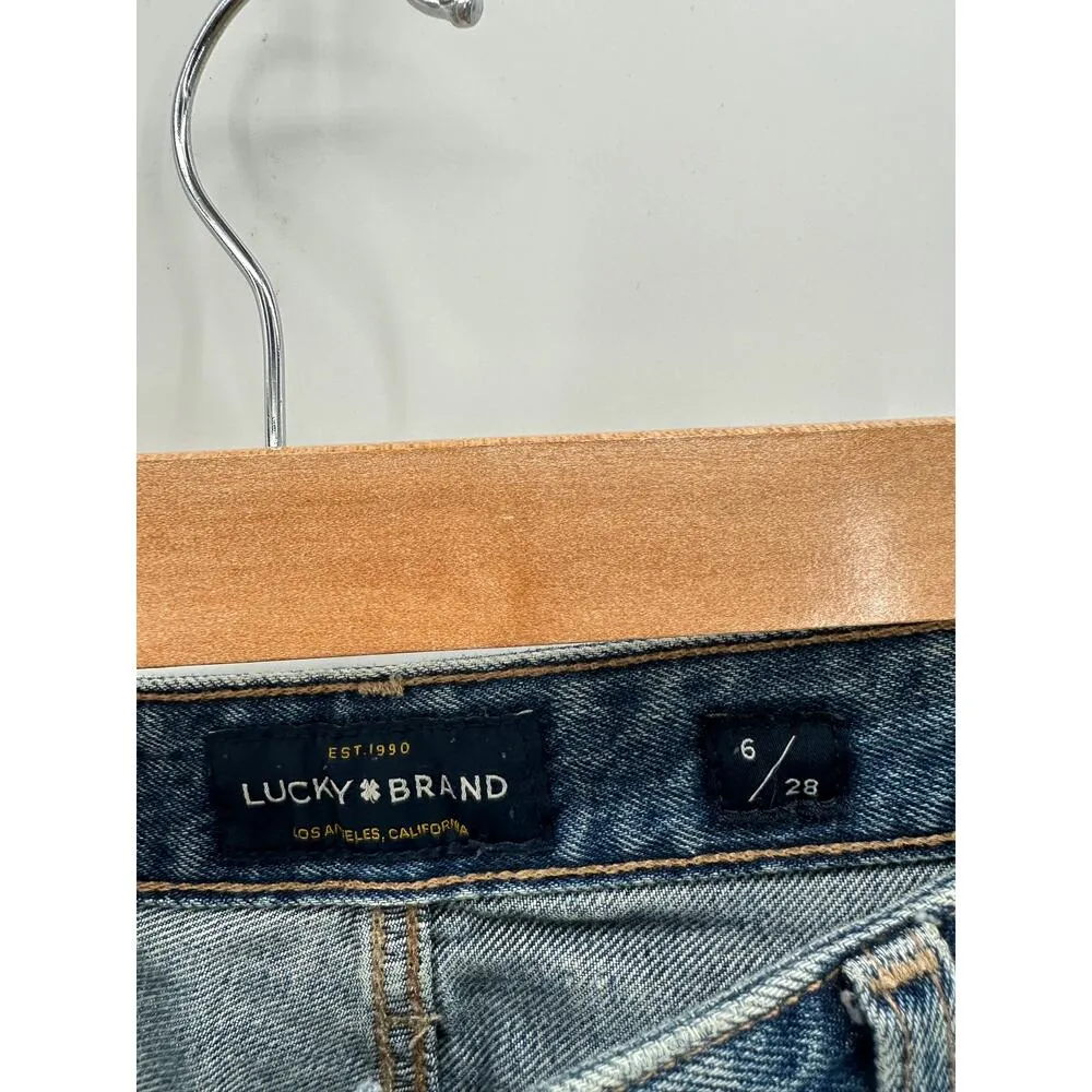 Lucky Brand Medium Wash Sienna Slim Boyfriend Denim Jeans Cotton Stretch 6/28 - Image 7
