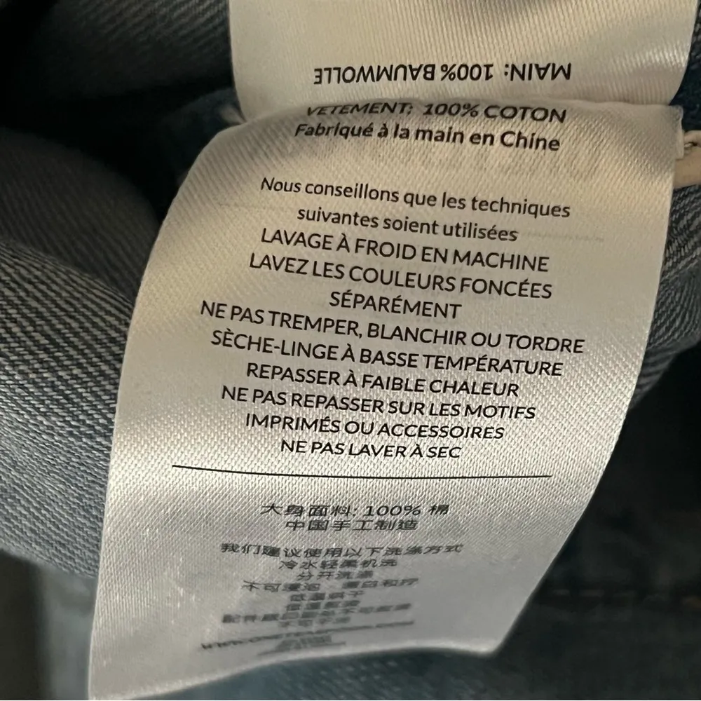 OneTeaspoon Split Seam Harem Jeans, light wash,  Size XS - Image 10