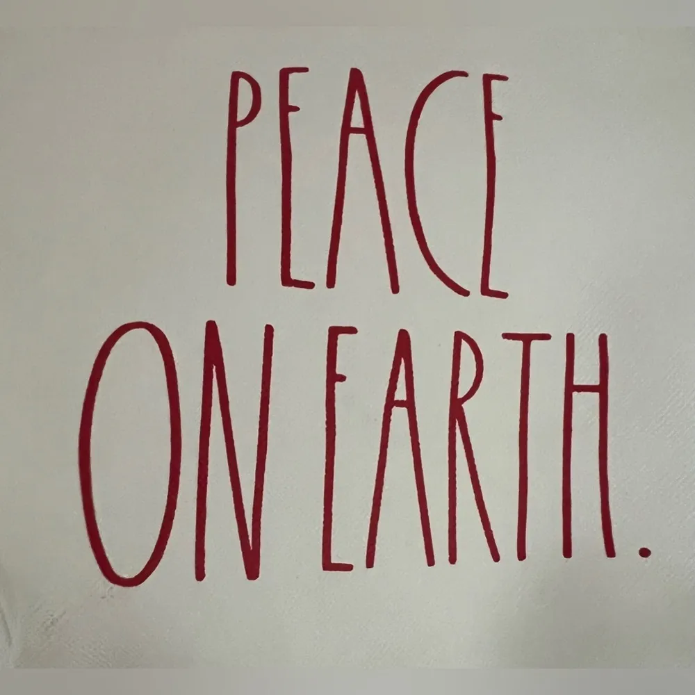 Rae Dunn | Peace On Earth cosmetic bag. - Image 3