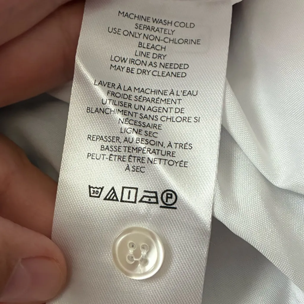 🆕Maeve Sleeve-Waist Button-down Striped Blue& White  Skirt M🆕 - Image 14