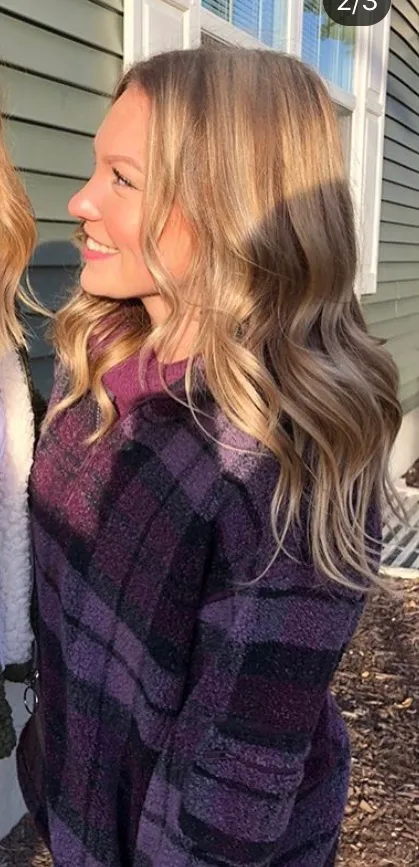 Oversized Teddy Quarter zip Purple Size L - Image 3