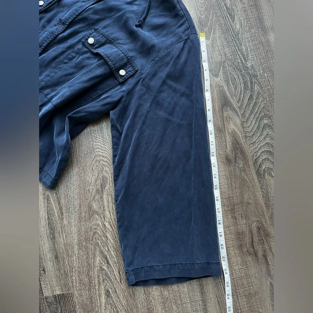 Two by Vince Camuto Relaxed Hooded Jacket Size Large Blue - Image 7