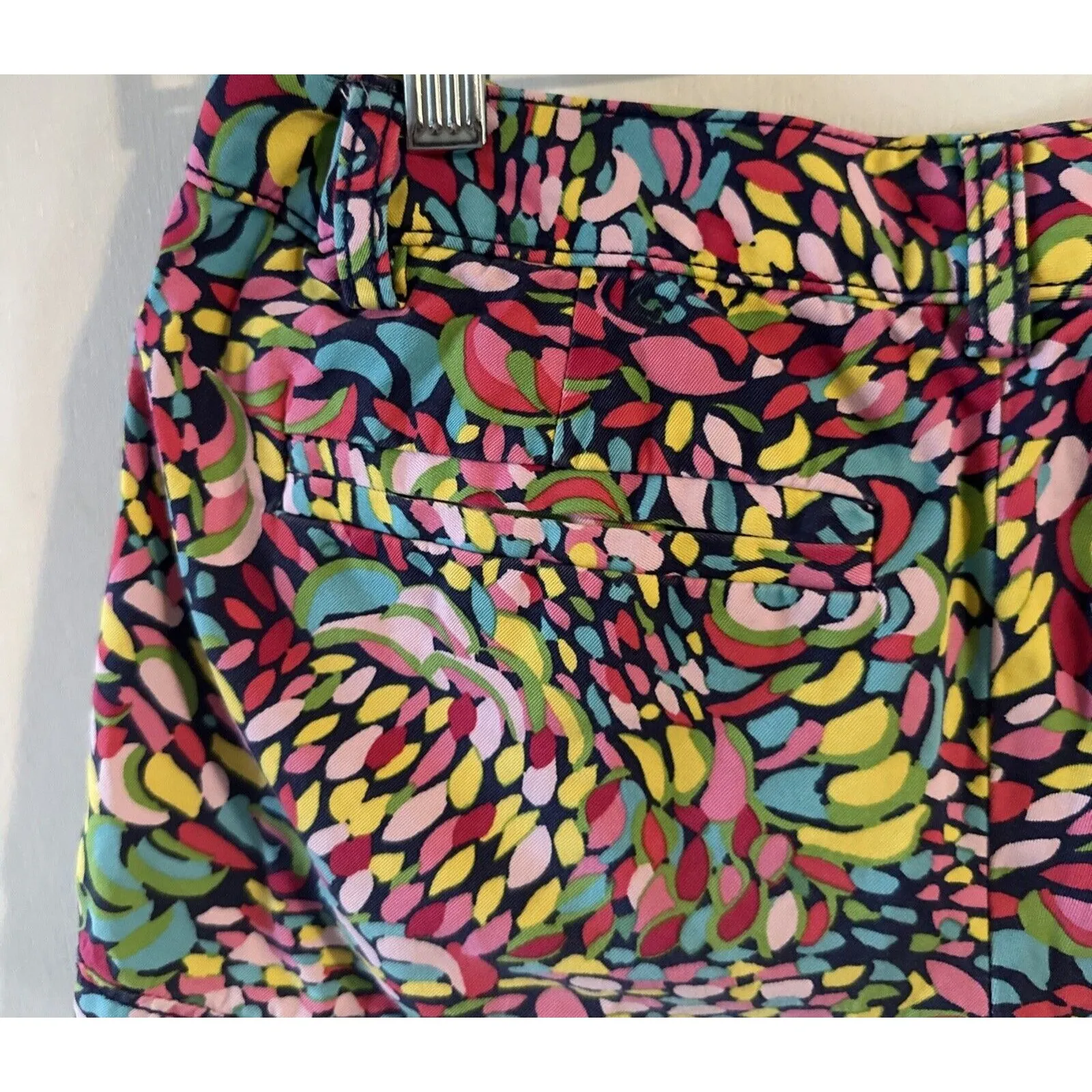 Lilly Pulitzer Side Tie Shorts Size 0 Flawed Summer Vacation Colorful‎ Beachy - Image 7