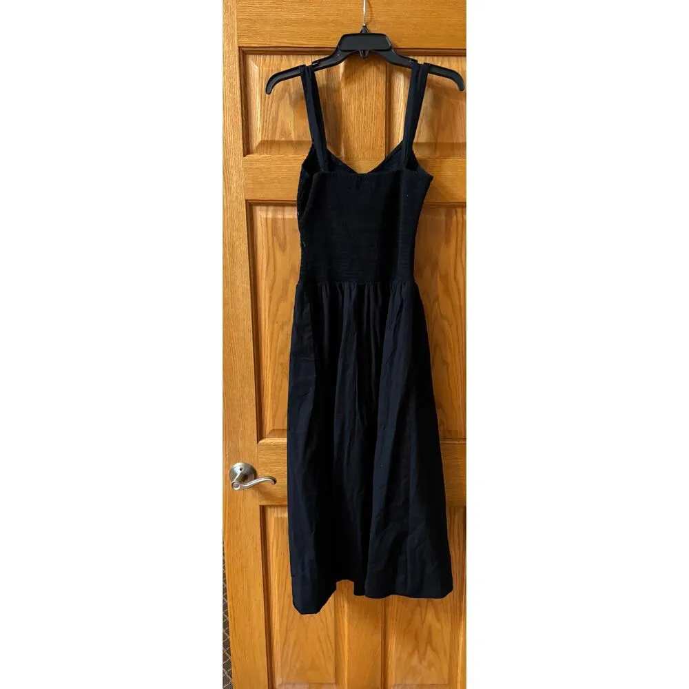 Reformation Sariah Fit & Flare Midi-Dress black size 6 - Image 3