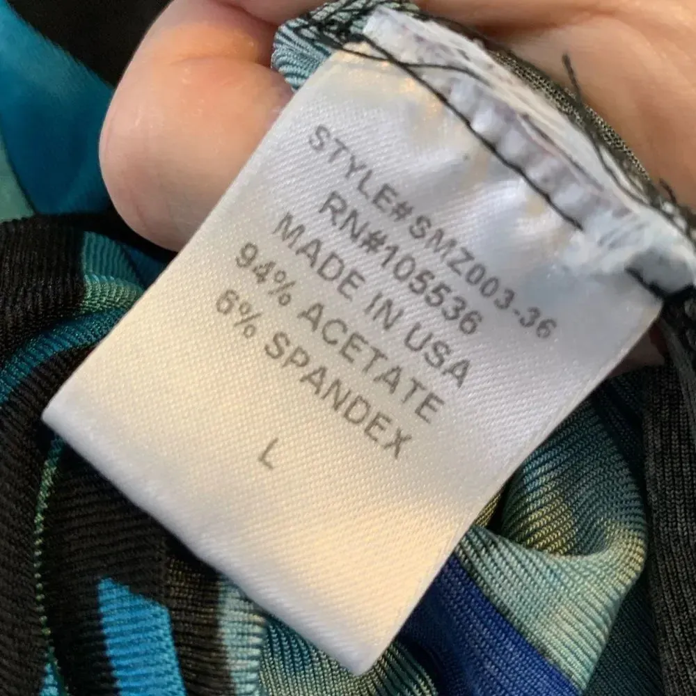 Travel Elements Jacket Cardigan Stretch Large Blue - Image 4