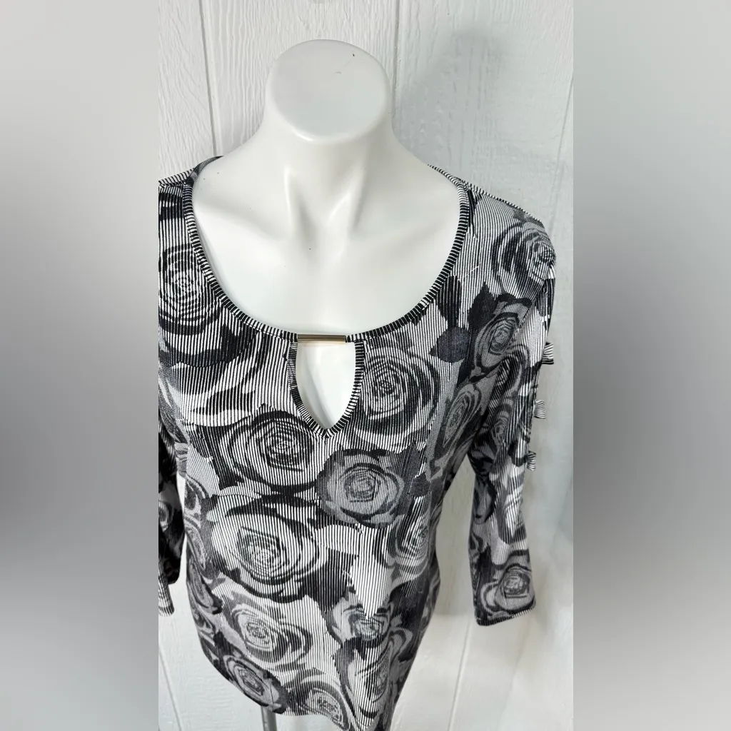 BOLD elements Monochrome Striped Top - Image 2