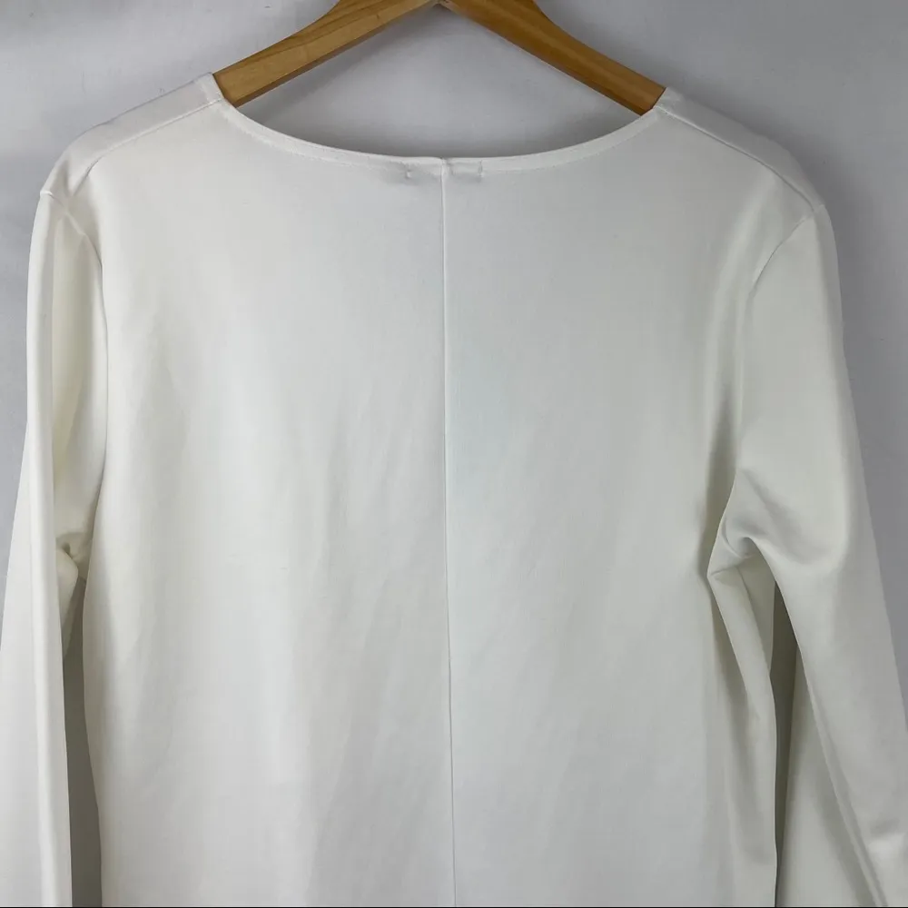 NWT Boohoo White Bodycon Double Button Mini Dress - Image 7