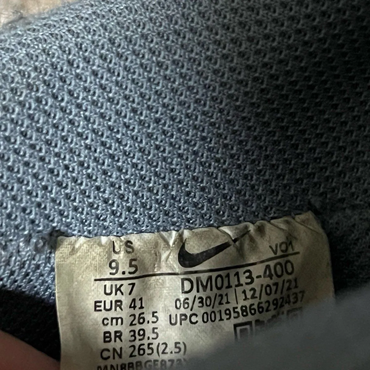 Nike court vision Alta Ashen slate sneakers Sky Blue - Image 3