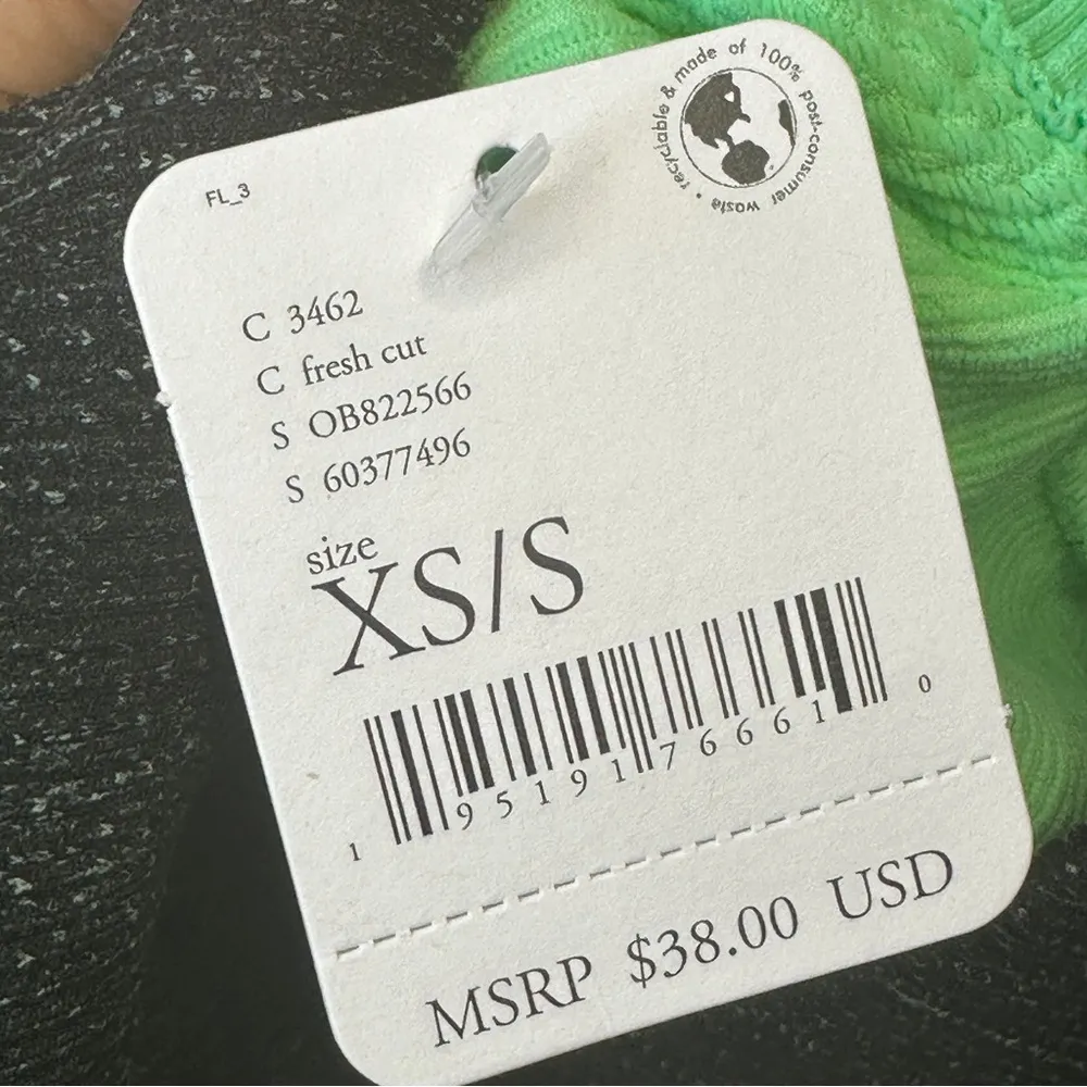 FP Movement Free People Fresh Cut Green Athletic Ribbed Shorts Size XS/S - Image 10