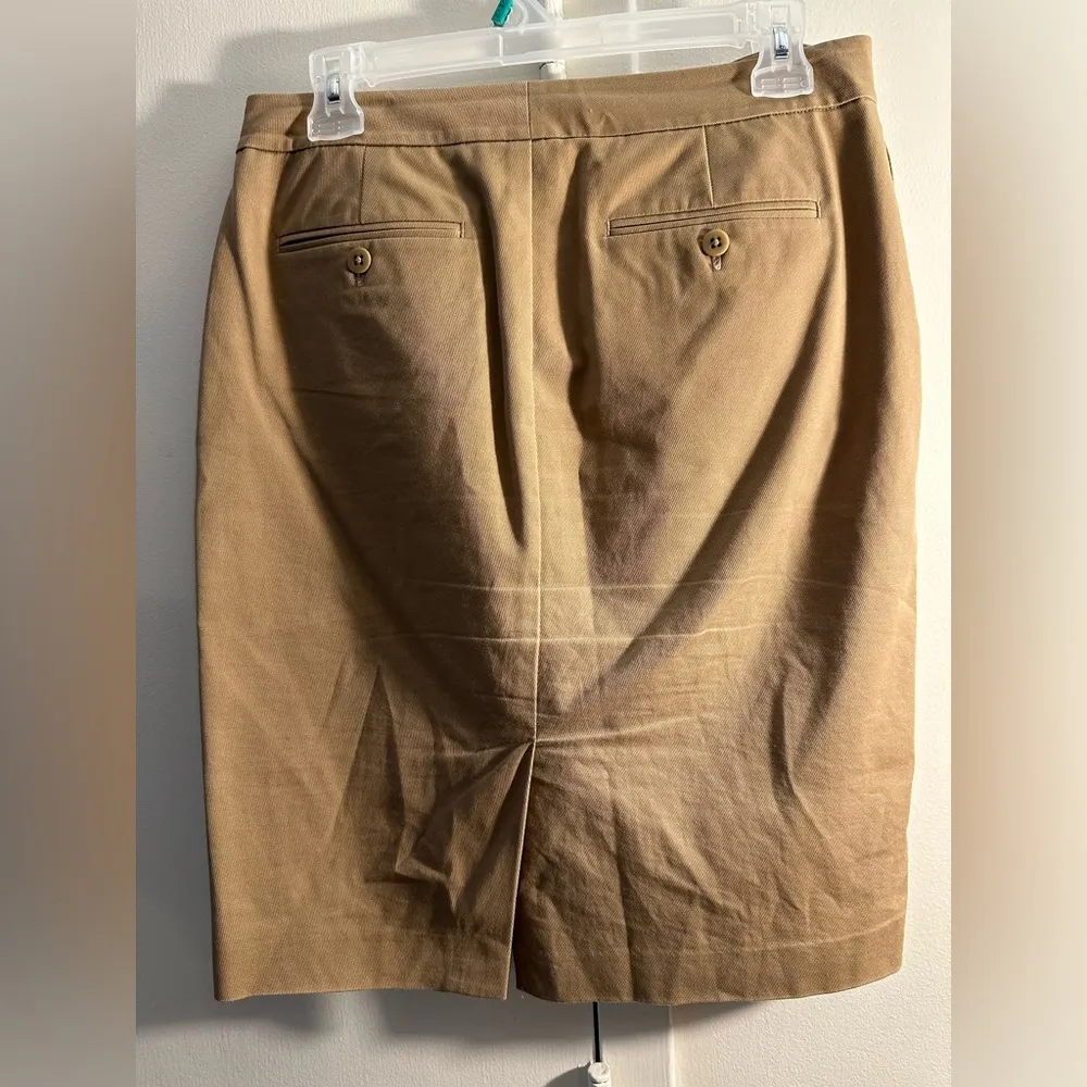 Ralph Lauren Camel Equestrian Safari Skirt 4 - Image 3