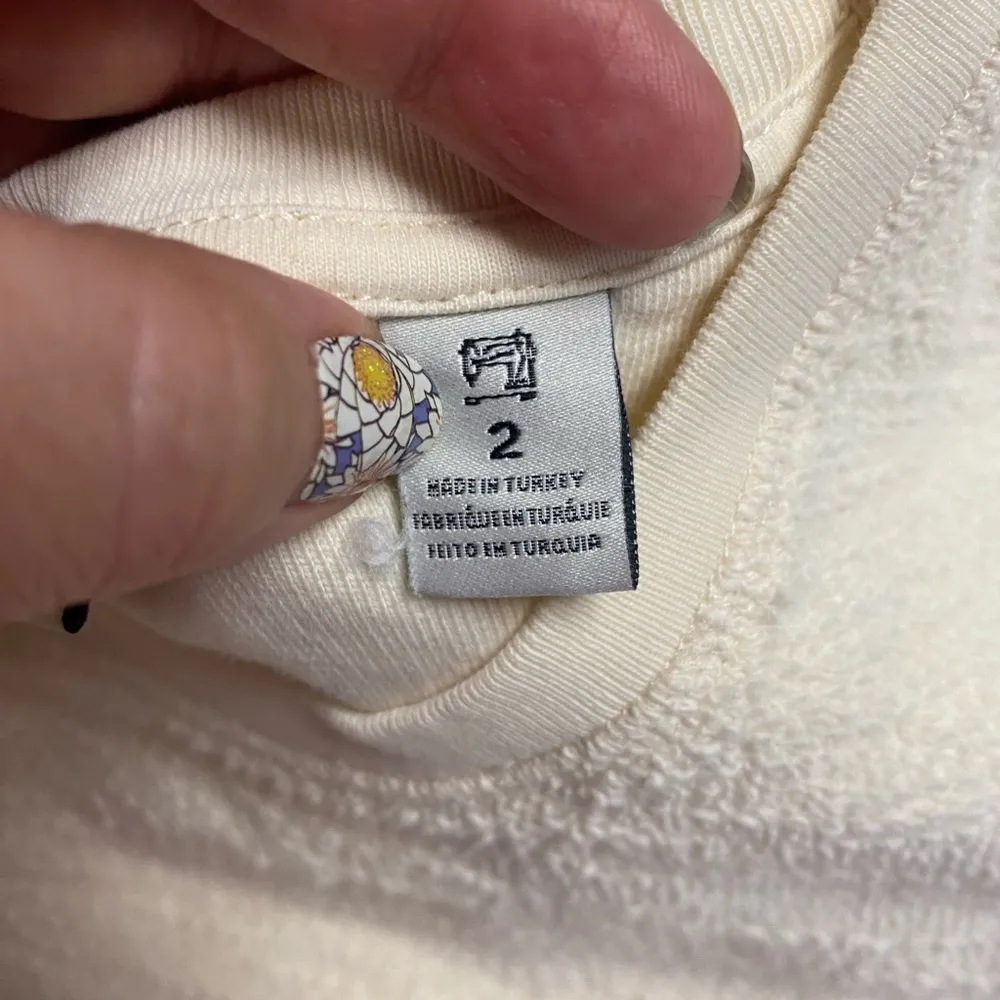 Scotch & Soda Women's Long Sleeve Cream Sweater Sweatshirt Top Size 2 Maison - Image 6