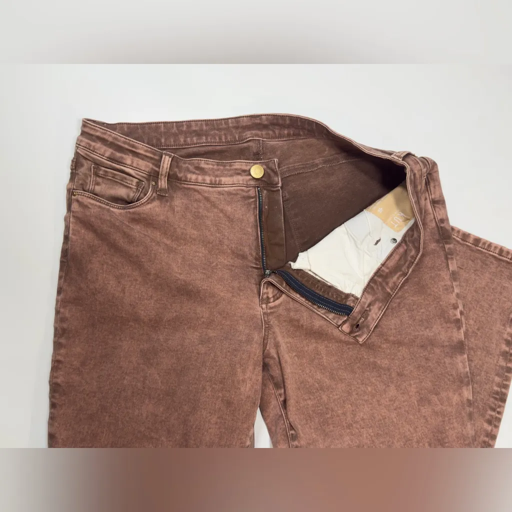 Kut from the Kloth Women's Brown Straight Leg Jeans 💞 - Image 16